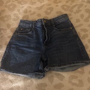 Zara Dark Blue Jean Shorts